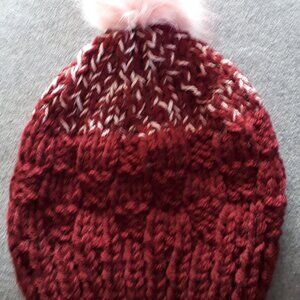 Hand knitted hat